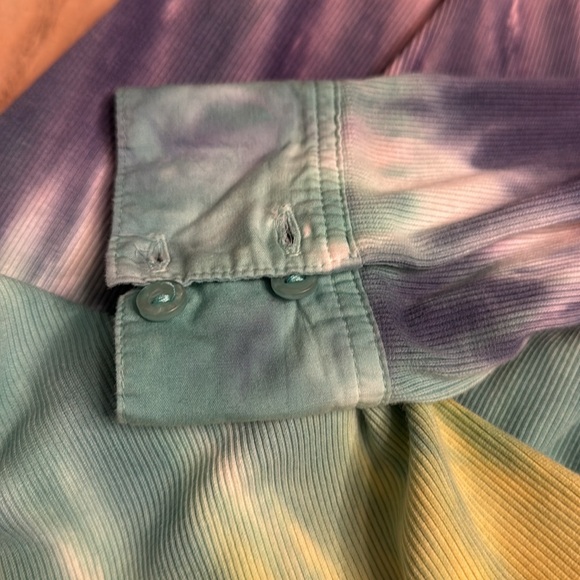 Young Fabulous & Broke Pink Orange Bodycon Long Sleeve Dress - Picture 7 of 8